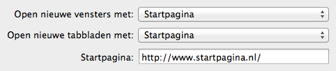 Safari menu icoon